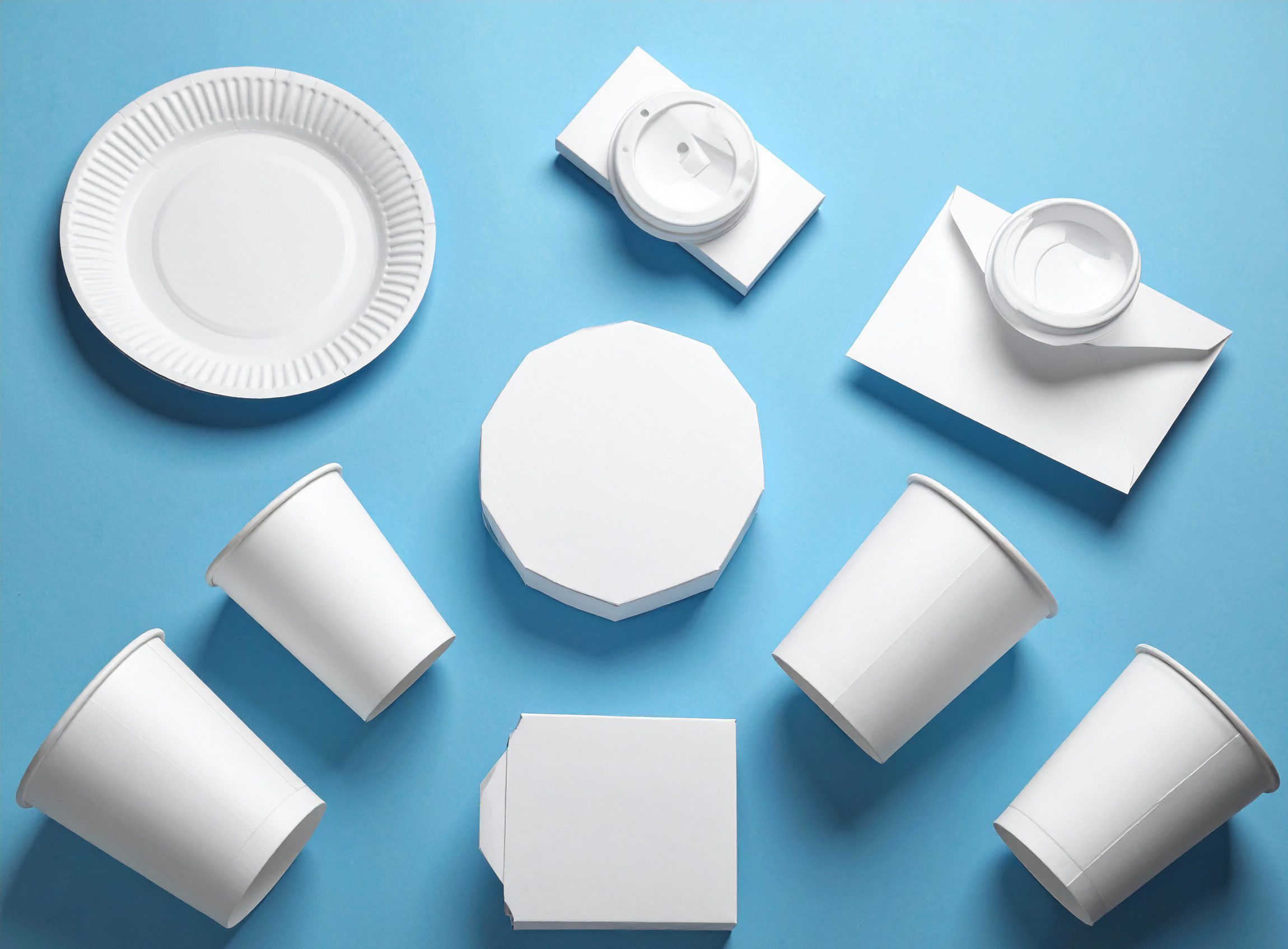 Firefly_paper products, blue background 588670